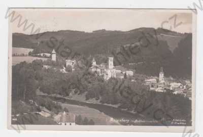  - Rožmberk nad Vltavou (Rosenberg), Český Krumlov, celkový pohled, zámek, foto J.Seidel