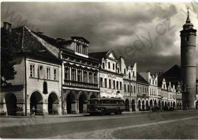  - Domažlice, náměstí, autobus, ORBIS, foto V. Pospíšilová