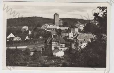  - Týnec nad Sázavou (Benešov), hrad, část města, Fototypia-Vyškov