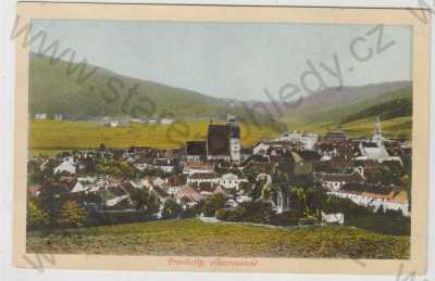  - Prachatice (Prachatitz), celkový pohled, kolorovaná