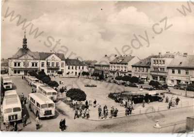  - Brandýs nad Labem, Praha-východ, náměstí, autobus, obchody, ORBIS