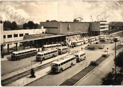  - Prostějov, nádraží, autobus, ORBIS, foto Soukup