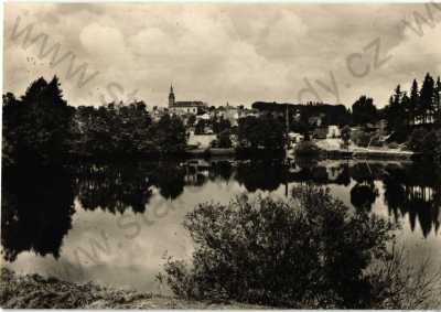  - Teplá, Cheb, částečný záběr města, partie u vody, ORBIS, foto V. Šmejkal