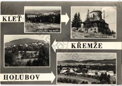  - Kleť, Křemže, Holubov, Český Krumlov, lanovka, chata, celkový pohled, ORBIS