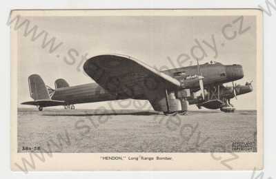  - Letadlo, Hendon, Long Range Bomber RAF