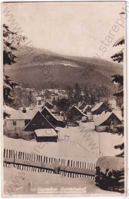  - Harrachov - celkový pohled, zimní