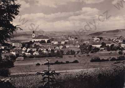  - Krásná hora nad Vltavou Příbram, celkový pohled, kostel