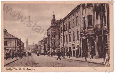  - Polsko - Tarnów - ulice Krakovská, tramvaj