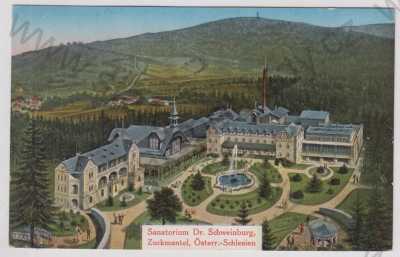  - Zlaté hory (Zuckmantel) - Jeseník, sanatorium, kolorovaná