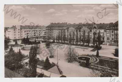  - Pardubice, Leninovo náměstí, pohled na město z výšky, Orbis