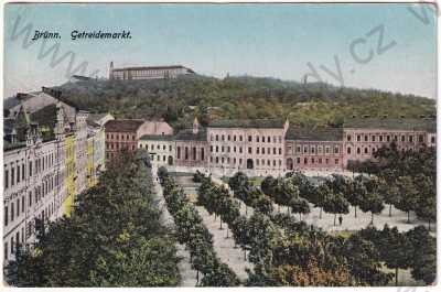  - Brno - náměstí Getreidemarkt, kolorovaná