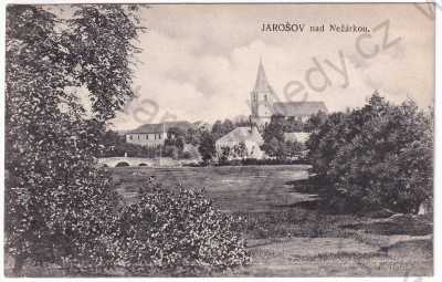  - Jarošov nad Nežárkou - střed obce, kostel, most