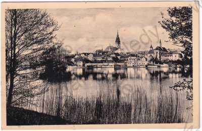  - Jindřichův Hradec - celkový pohled na střed města