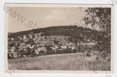  - Železná Ruda (Klatovy), Šumava, celkový pohled, pohled na město z výšky, Orbis