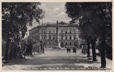  - Znojmo Znaim, park, náměstí