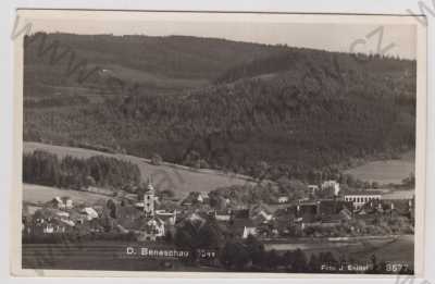  - Benešov nad Černou (D. Beneschau) - Český Krumlov, celkový pohled, Šumava, Foto Seidel