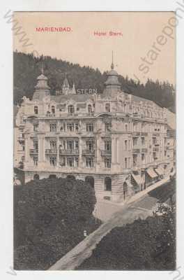  - Mariánské Lázně (Marienbad), Cheb, hotel Stern, celkový pohled